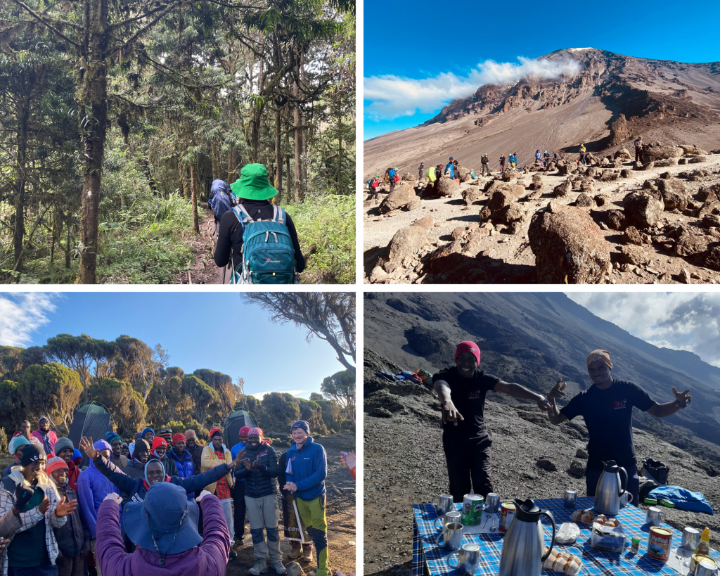 The journey to the summit of Kilimanjaro