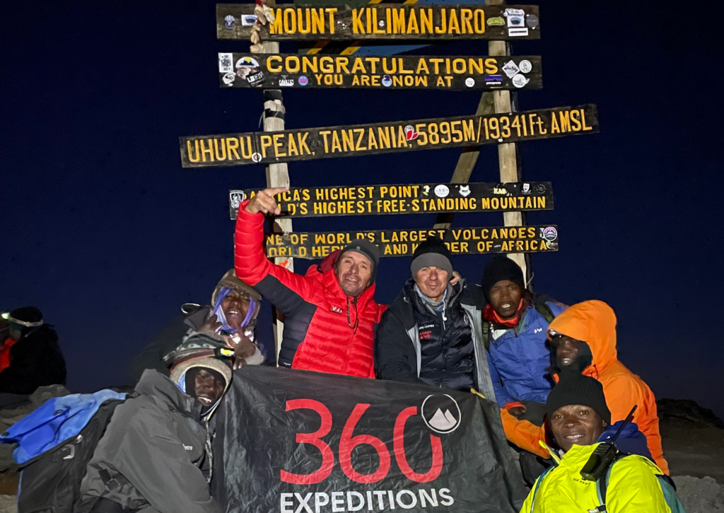 Kilimanjaro trek - ascent